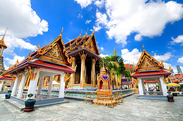 Beautiful Roofs Emarald Budha Temple 